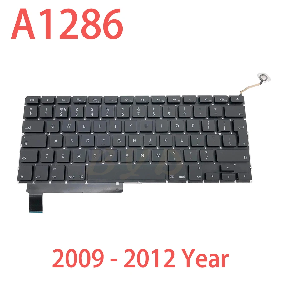 Клавиатура A1278 A1286 A1465 A1466 A1398 A1502 с английской раскладкой