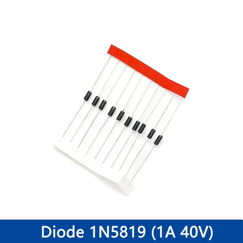 

50pcs/100pcs1N5819 IN5819 Schottky diodes 1A 40V DO-41 Diodes
