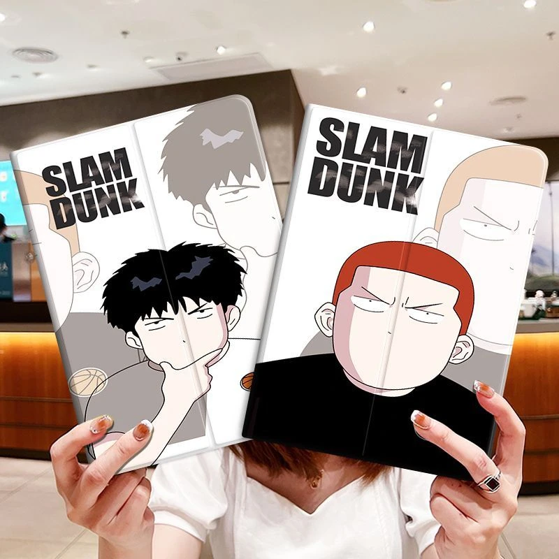 Аниме SLAM DUNK Сейлор Мун Дораэмон Тигр девочка один кусок цветок вид для IPad mini6 Air4 Pro 2020 фотосессия игрушка подарок