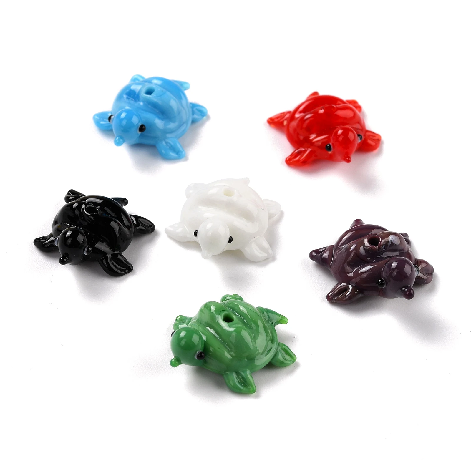 

Бусины в виде дельфина, утки, черепахи, лампворк, животные, стеклянные бусины ручной работы, фурнитура для изготовления браслетов, ожерелий, ...