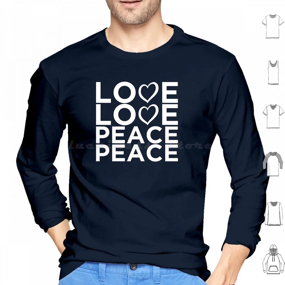 

Толстовка с капюшоном Love Peace [], с длинным рукавом, с надписью на тему соревнований по надписи «Love Peace», электронный регулятор времени, коллекция 2016 года, Швеция, сто