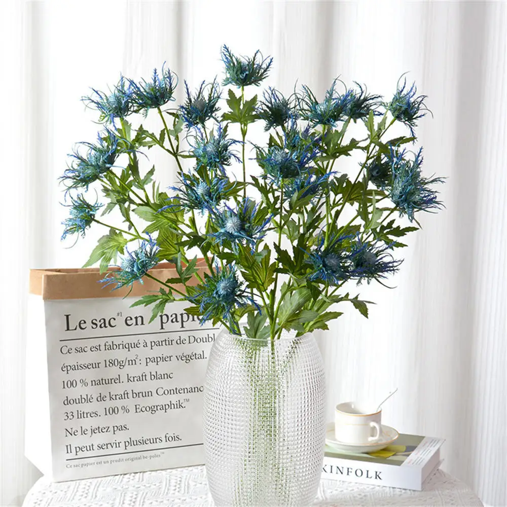 3-главый искусственный цветок кипаса украшение для дома свадьбы вечеринки