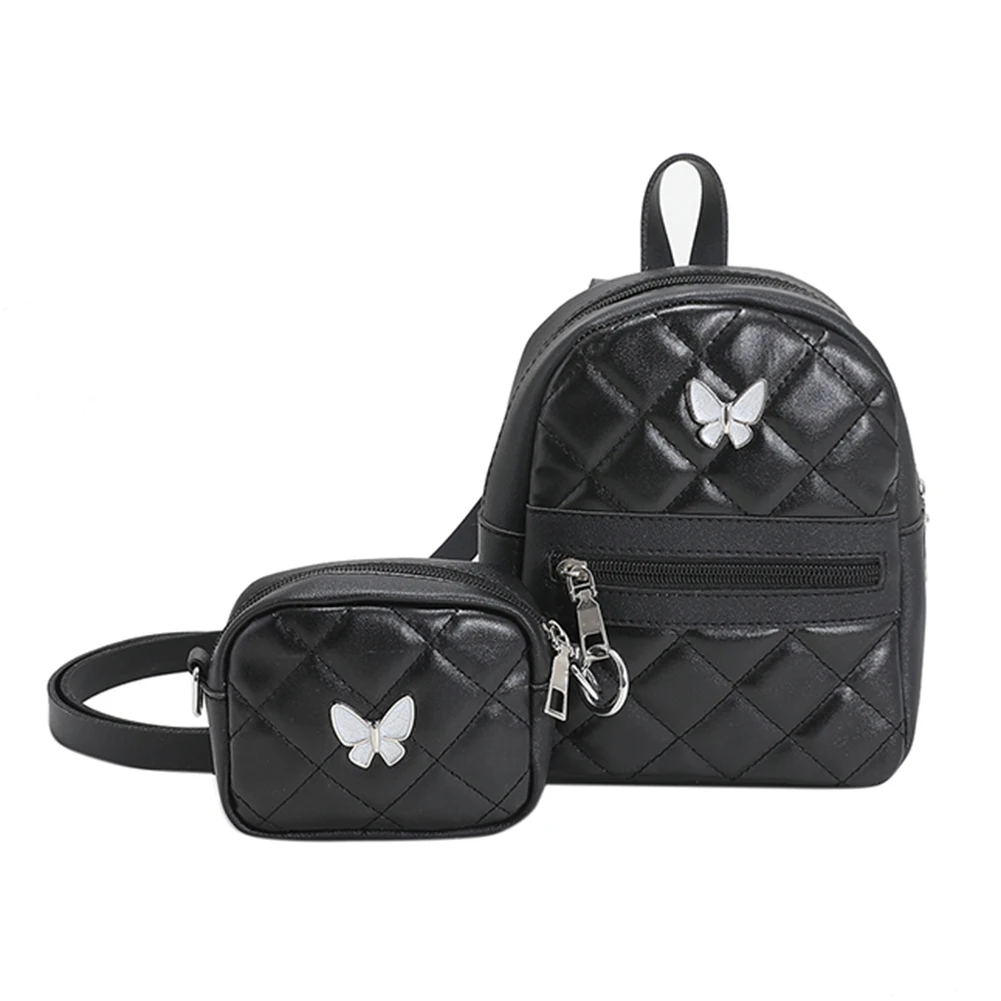 

New Fashion Women's Mini Backpack Luxury PU Leather Kawaii Backpack Cute Graceful Backpack Small School Bags for Girls mochila