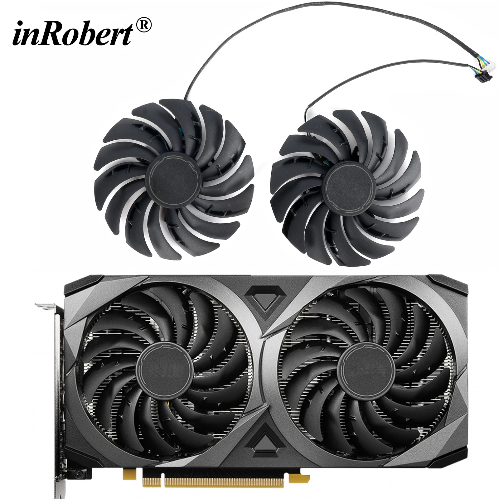

PLD10010S12HH 95mm DC12V 0.40A RTX3060 RTX3070 VGA Fan For MSI RTX 3070 3060 3060Ti VENTUS 2X OC Graphics Card Cooling Fan