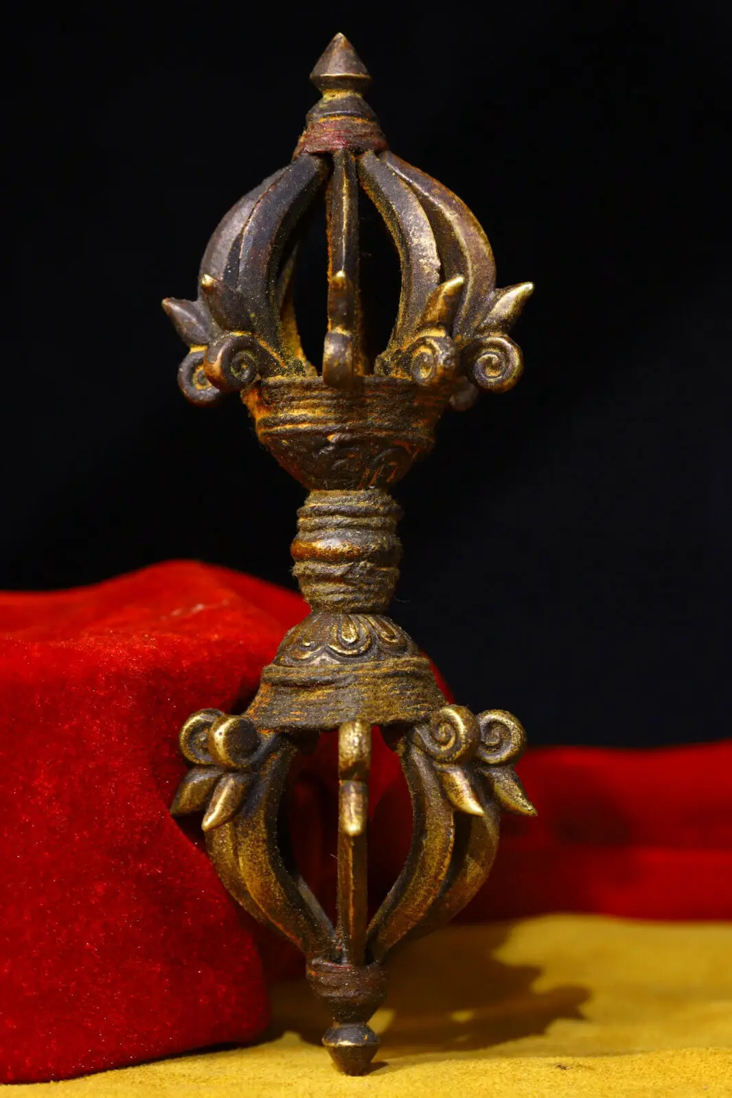 16 5 см Тибетский буддизм латунный Экзорцизм Dorje Vajra Phurpa кинжал FaQi