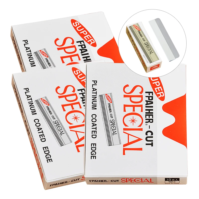 Лучшее качество 50/100 шт перьевые лезвия профессиональные для стрижки волос из