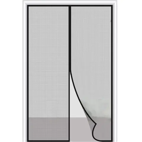 Противомоскитная сетка на дверь, многоразмерная магнитная сетка от насекомых, автоматическое закрытие, защита от насекомых