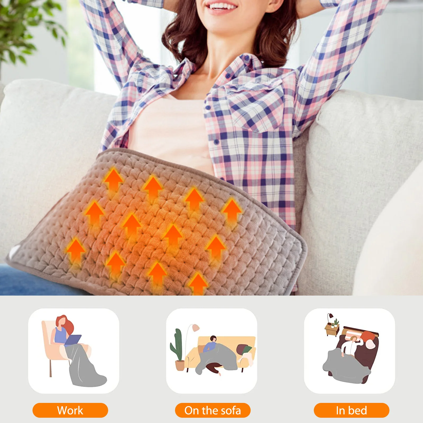 

Грелка для живота для дома и офиса, 10 скоростей, подогрев тела