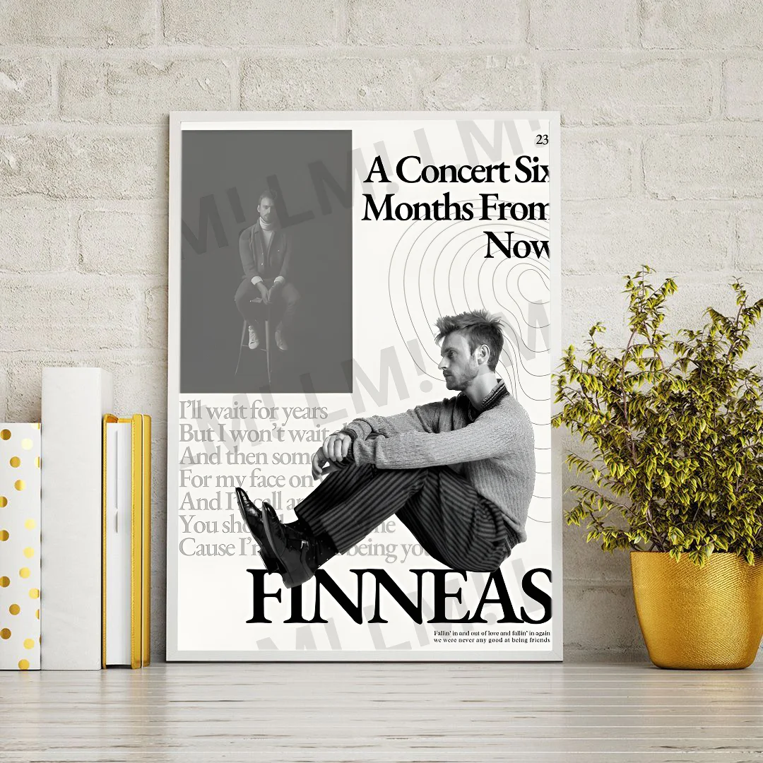 Настенные самоклеящиеся плакаты F-Finneas Singer