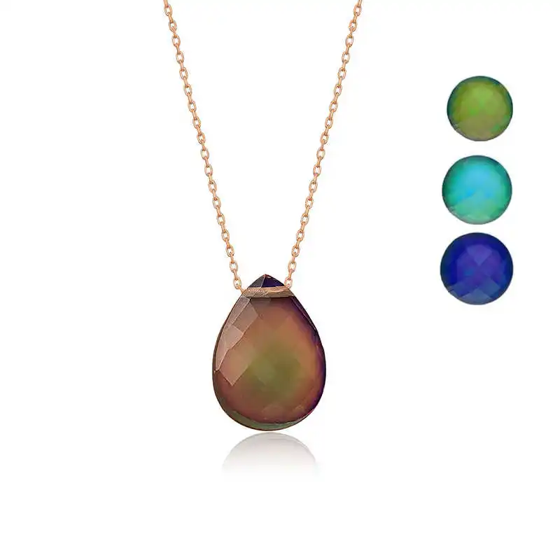 

Tevuli 925 Sterling Silver Feel Stone Lady Necklace