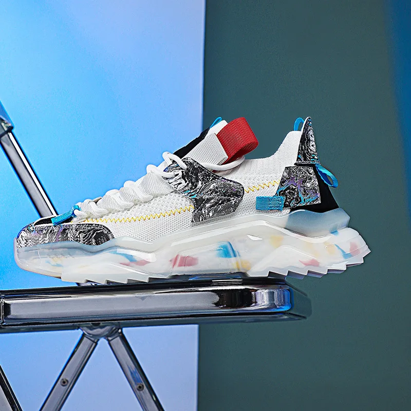 

Fashion Outdoor Sports Running Breathable High Quality Summer Mesh Casual Tennis Shoes 2022 New Men Sneakers Shoes