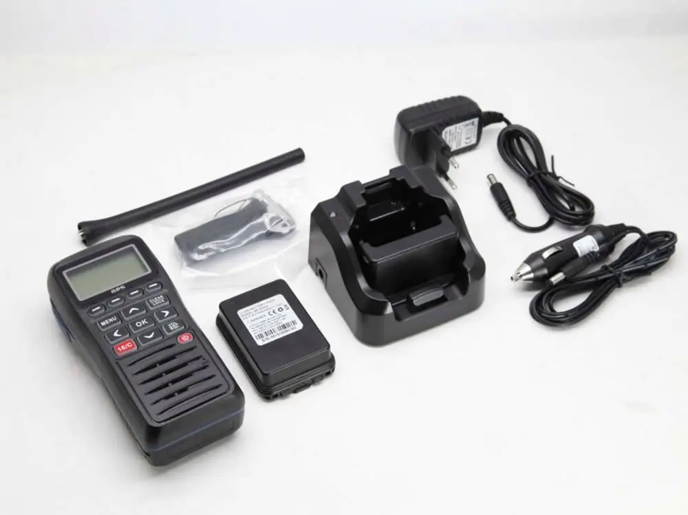 

Mariosourcing Built-In Gps Dsc Mob Function Floats And Flashes Alarm Vibration Draining Ipx7 Waterproof Vhf Marine Radio