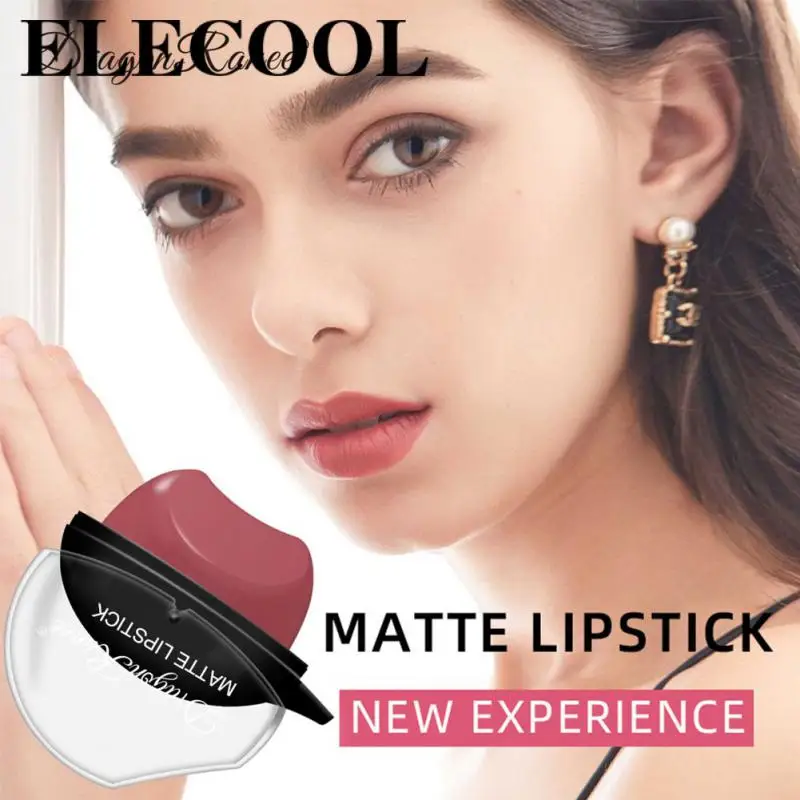 Сжимаемая в макияж помада для ленивых губ матовая макияж стойкая увлажняющая водостойкая антипригарная глазурная губная помада TSLM1