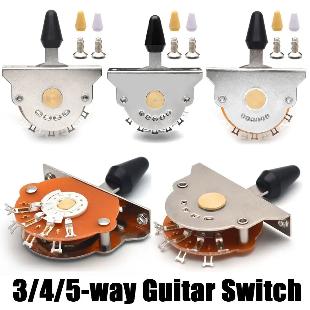 

Copper with Screws 3 way 4 way 5 Way Plastic Tips Transfer Switch Pots Guitar Potentiometer Voice Shifter Guitar Switch