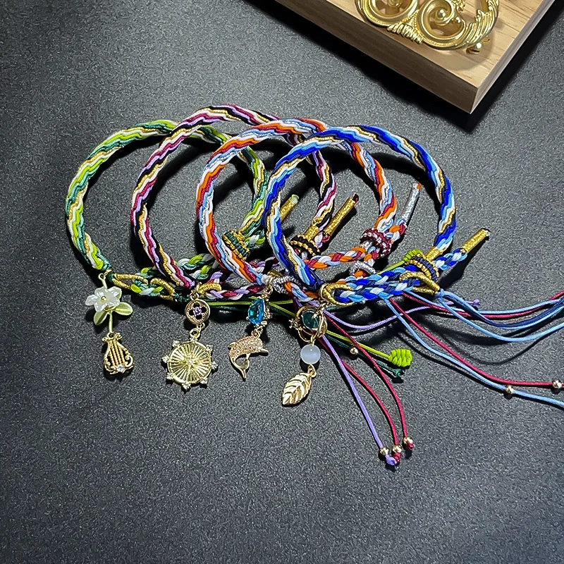 Аниме Genshin Impact Wanderer тартаглия Венти Косплей балладер браслет Регулируемая