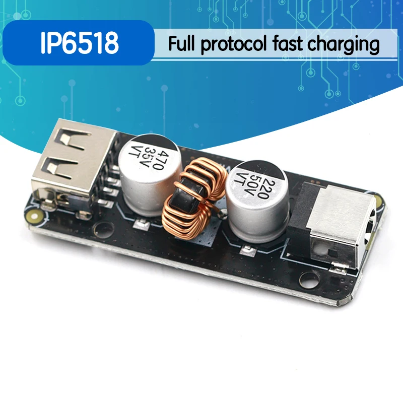 

QC3.0 QC2.0 FCP IP6518 Full Protocol Fast Filling Board Module BC1.2PD