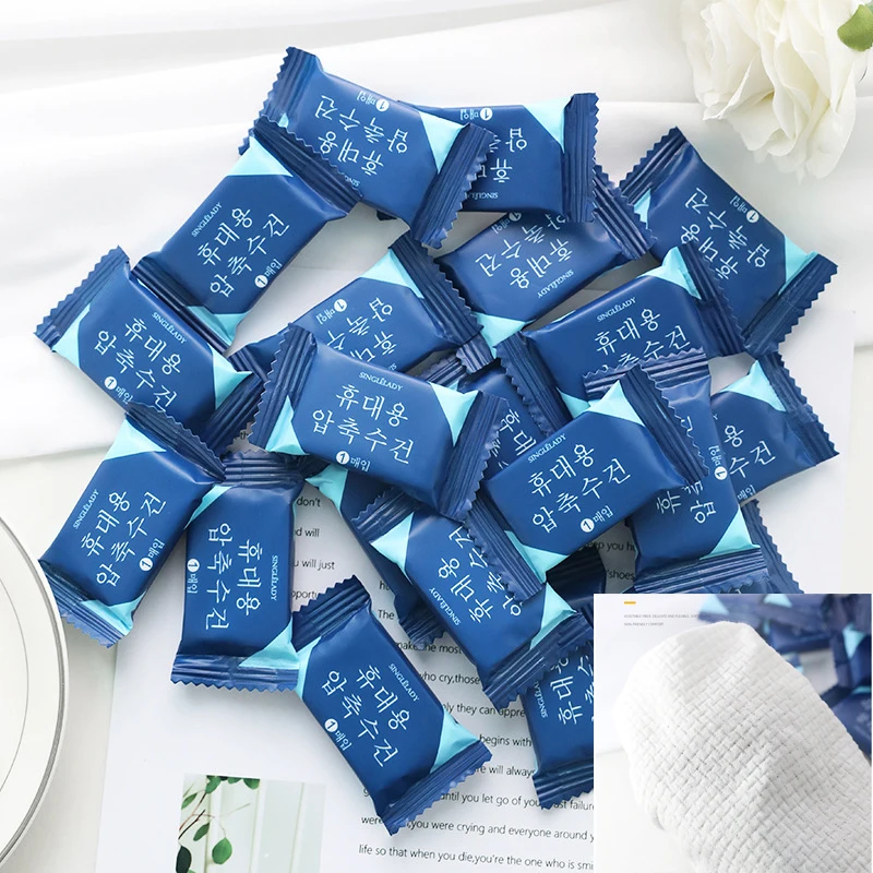 

Disposable Travel Compressed Towel Tablets Quick-Drying Face Towel Trip Hotel Washable Cloth Towel Napkin Washcloth Outdoor Camp