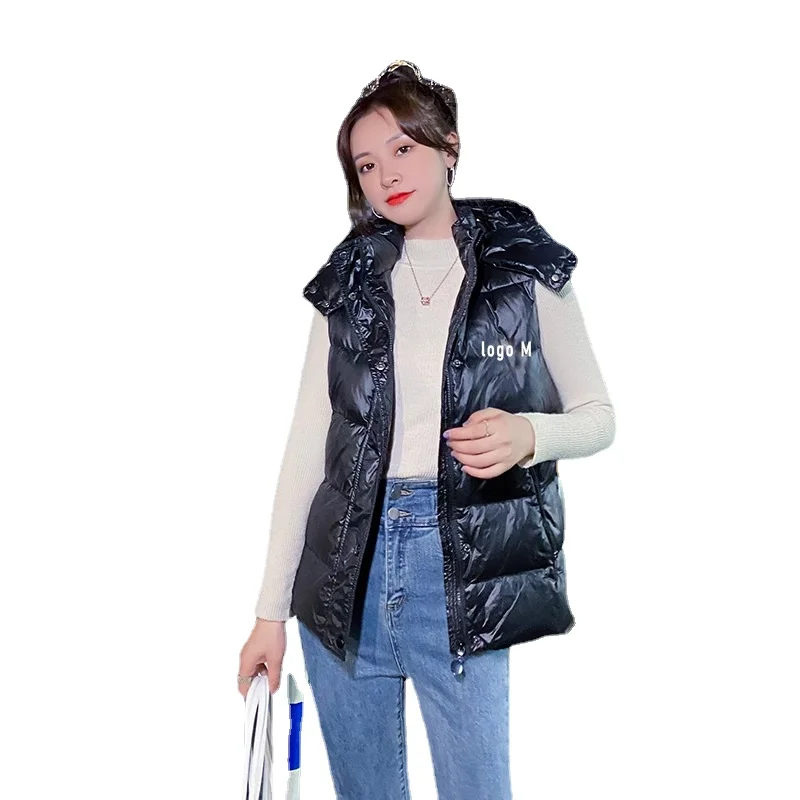 European M House 2022 Winter New Fashion Down Vest Women with Luxury Jacket Couples with Thick Vest Vest Wear Tide