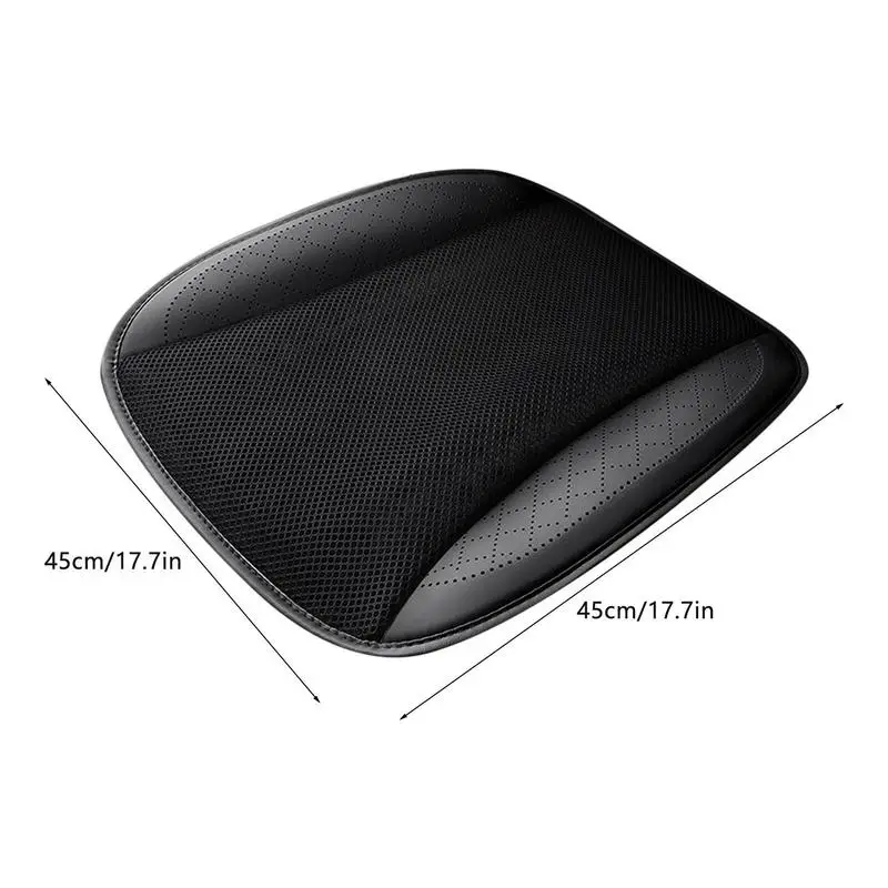Car Seat Cooling Pad Breathable Air Flow Cooling Pad Summer Breathable Ice Silk Seat Cushion For USB Plug-In Car Universal Cars images - 6