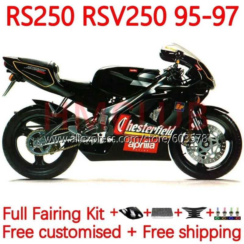 

Body Kit For Aprilia RS-250 RSV250 RS 250 RSV250RR RS250R RS250 1995 1996 1997 RSV 250 RR 95 96 97 Fairing 158No.31 matte black