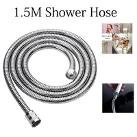 1 pcs stainless steel flexible shower hose extension plumbing shower water hose bathroom accessories water head showerhead pipe