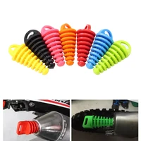 1pc exhaust pipe plug motorcycle motocross tailpipe rubber air bleeder plug exhaust silencer wash plug pipe protector