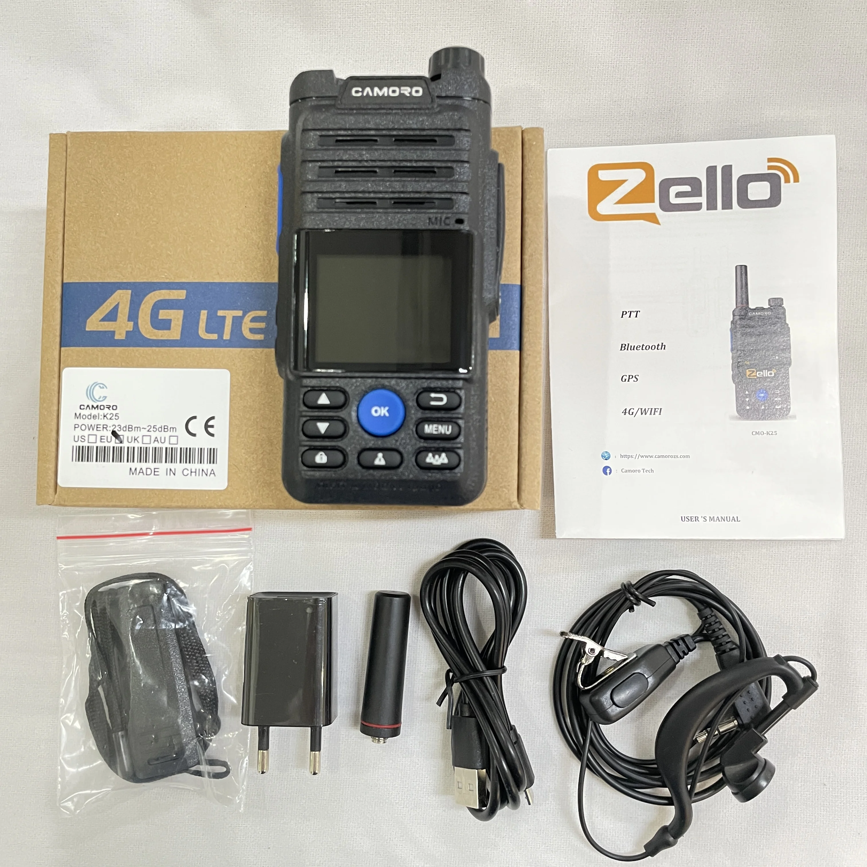 free earphones zello walkie talkie 4g long range amateur mobile radio bluetooth transceiver phone network walkie talkie 100 km free global shipping