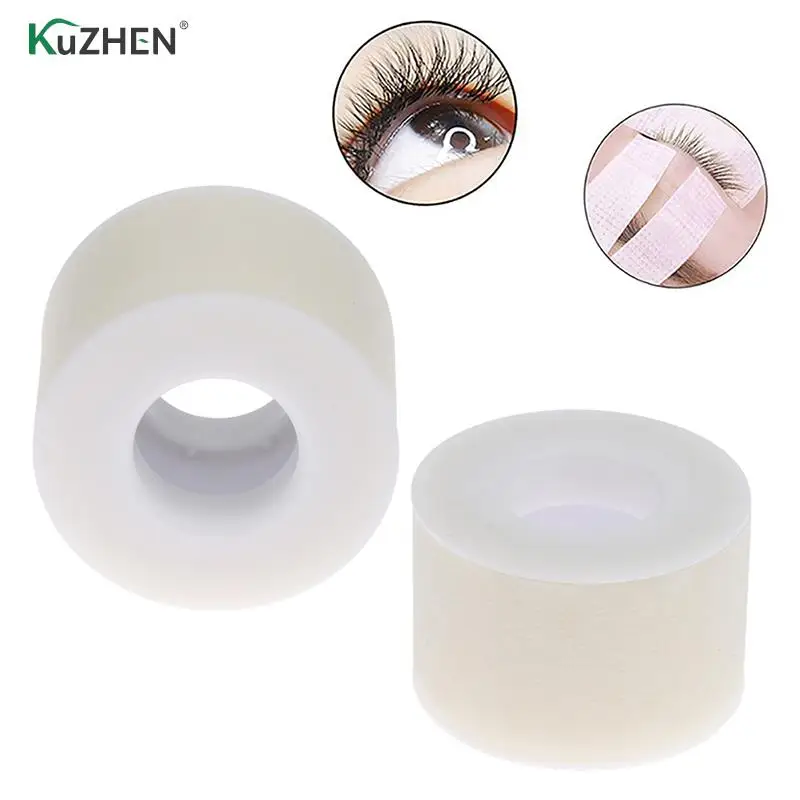 

1 рулон белой ленты под глазами используется для прививки товара, бумажный инструмент для макияжа м, дышащая легко рвется медицинская лента