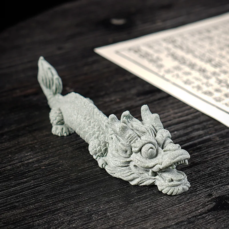 Креативные чайные украшения в виде дракона зодиака для домашних животных