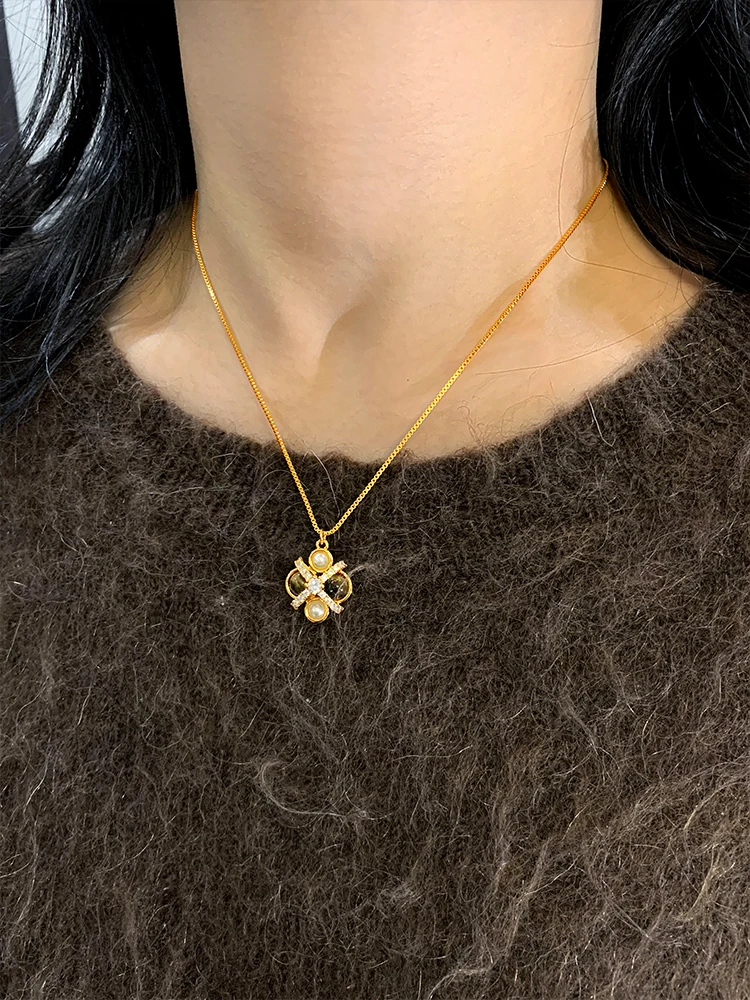 Серьги-гвоздики Maillard с камнем Тигровый глаз женские серьги-гвоздики из