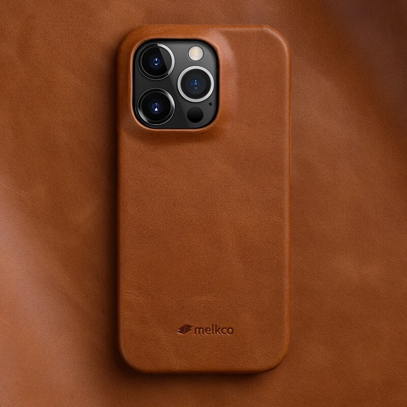 

Melkco Genuine Leather Case for iPhone 15 Pro Max Luxury Oil Wax Retro Leather Back Cover for iPhone 15 14 Pro Max Case Business