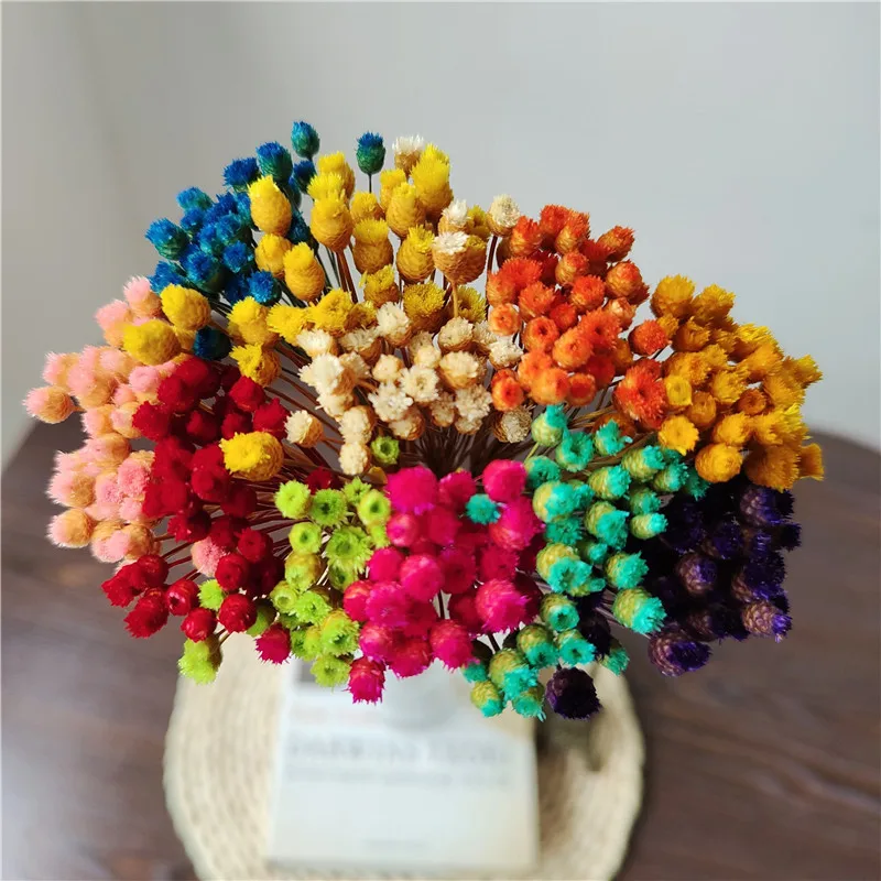 

Happy Flowers Bouquet Natural Dried Flower Wedding Supplies Bouquet GiftvBoho Home Decorations Accessories Halloween Decor