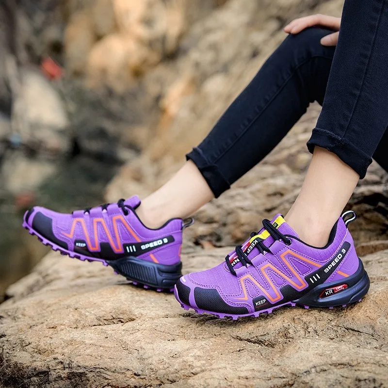2023 Spring And Autumn New Outdoor Off Road Running Shoes Lightweight And Breathable Mountaineering Women's Shoes Hiking Shoes