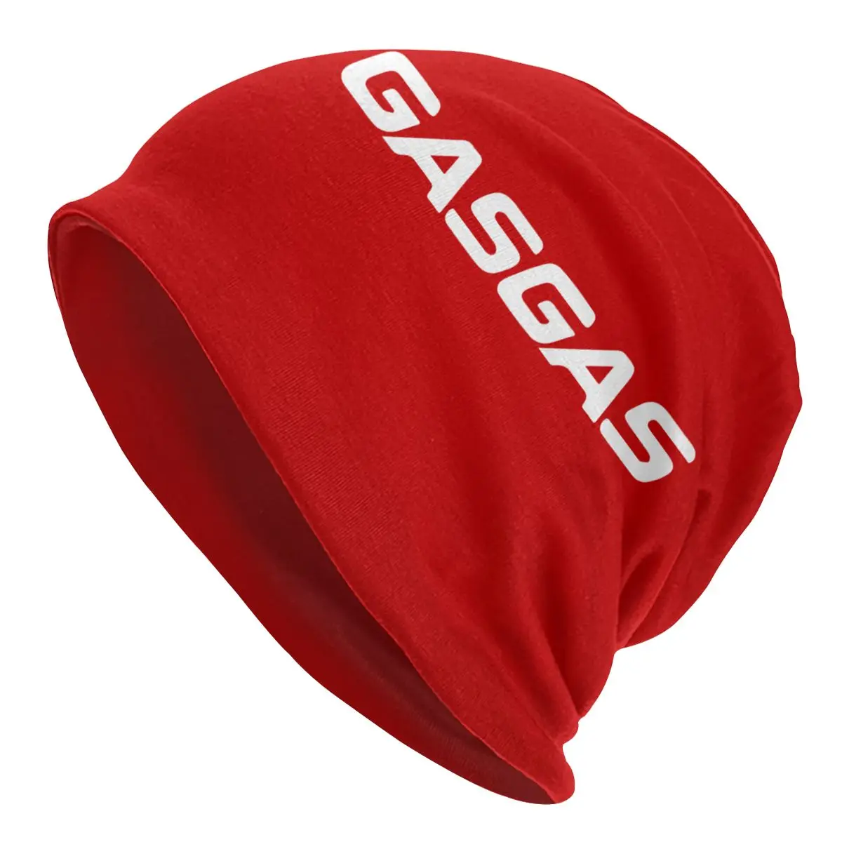 

Gasgas LOGO Plaid Bonnet Hat Knitted Hat Casual Street Skullies Beanies Hats Unisex Spring Dual-use Cap