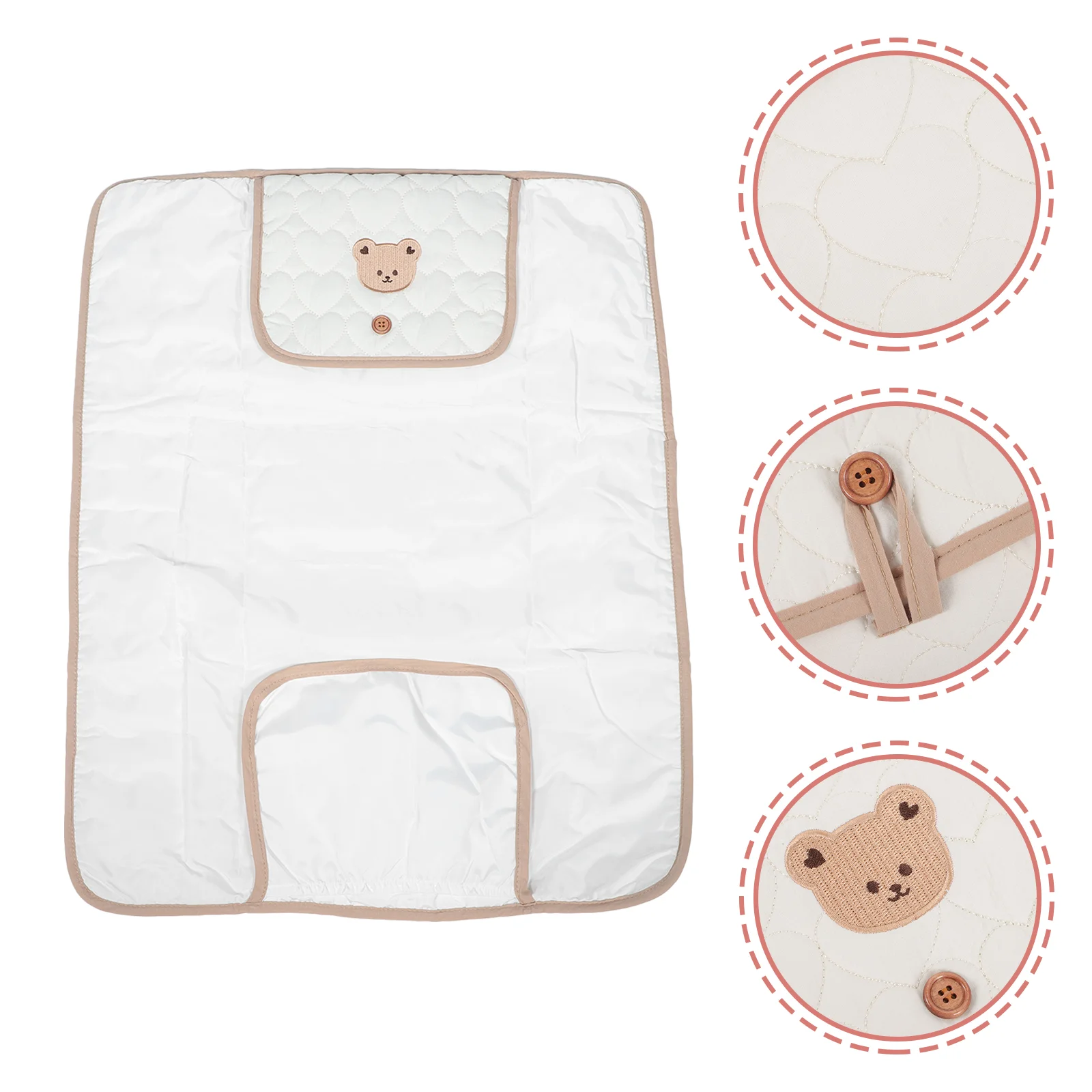 Washable Anti- Pee Pee Pads For Babies Bed Pads Newborn Bed Pad Infant Bed Mat for Pee Baby Newborn enlarge