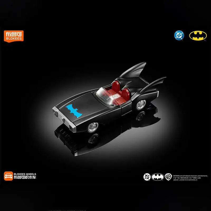 Фото Новая модель Blokees Wheels 1:64 Бэтмобиль Бэтмена E02 Dark Knight, коллекционная серия, 2008 Бэтмобиль, собранная модель автомобиля, игрушка из Готана Сити №2