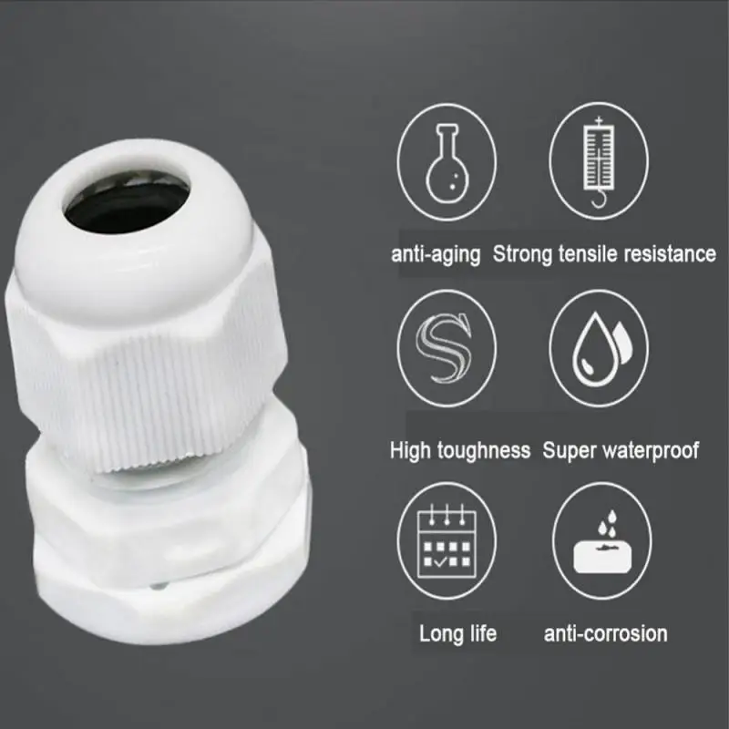 Fanke PG7-63 Пластиковый водонепроницаемый шарнир M16-M63 Кабель Водонепроницаемая