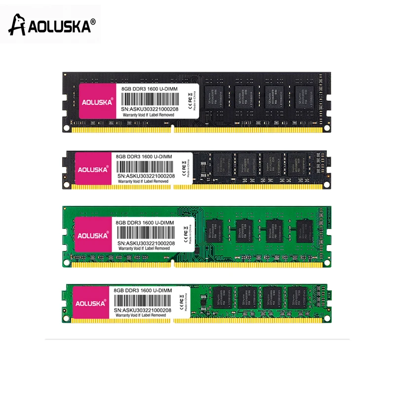 

Memoria Ram ddr4 4GB 8GB 16GB Desktop Memoria 1600 1333 1866 2133 2400 2666 3200MHz DDR3 Memory for AMD Intel desktop computer