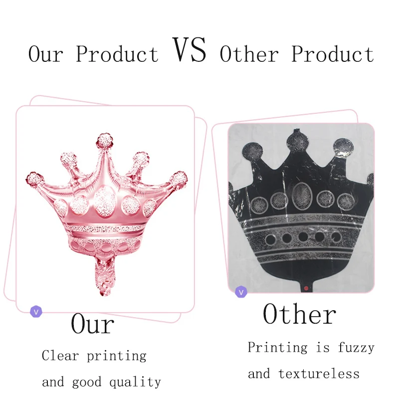 5/10 шт. Мини Золотая Корона фольгированные воздушные шары серебряные черные