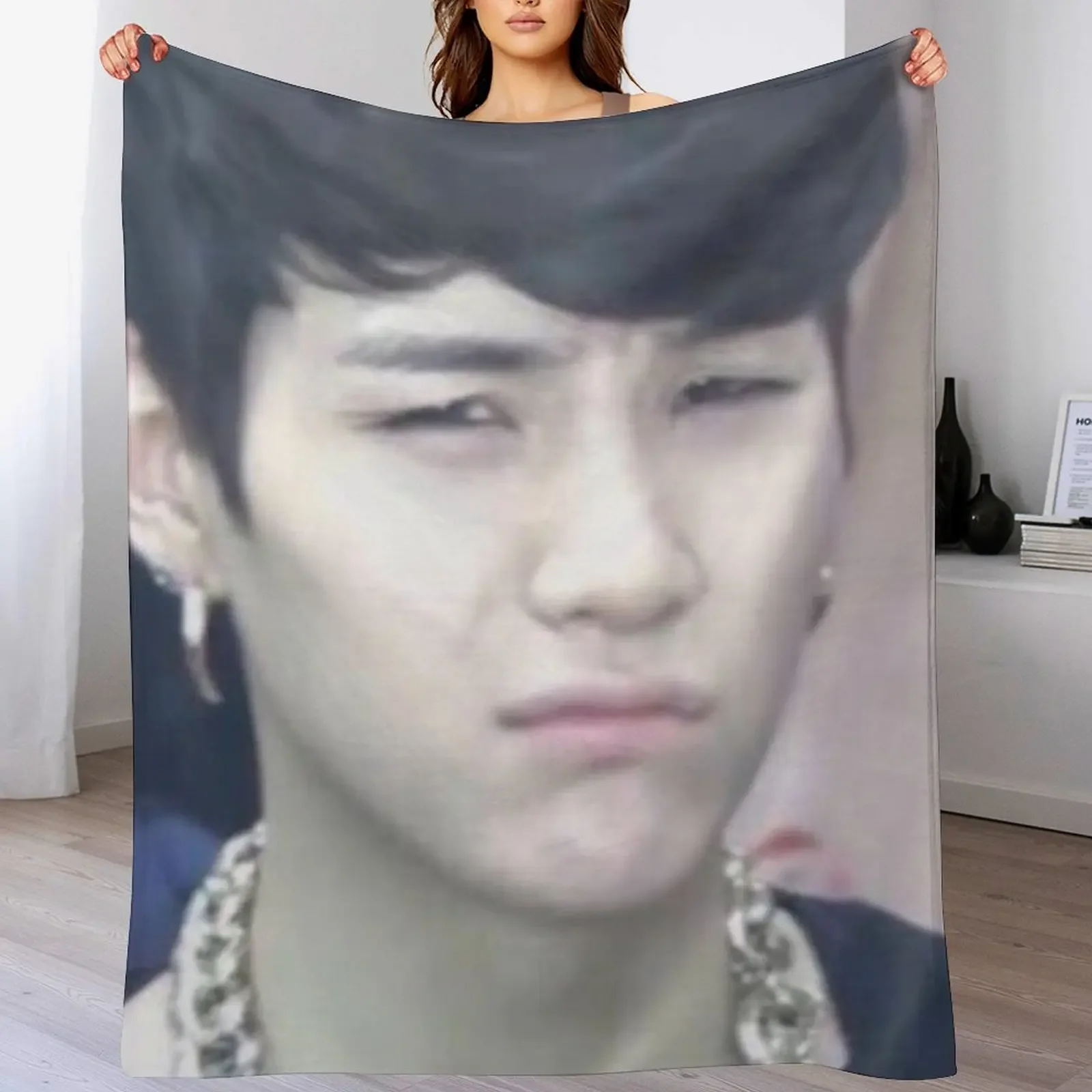 Одеяло с надписью Yoongi роскошное утолщенное одеяло в клетку Среда одеяла