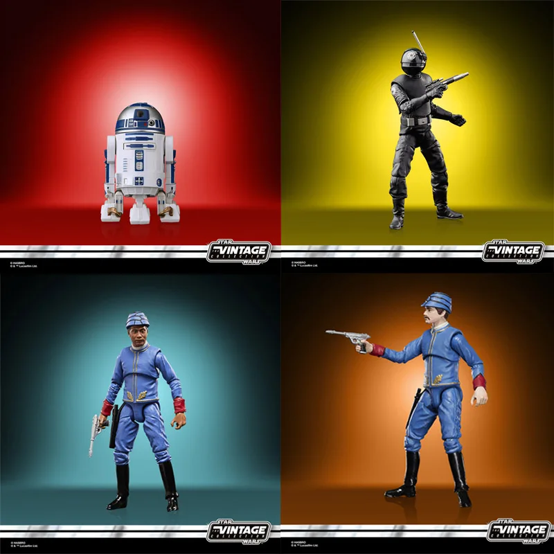 Фото Щиток безопасности Hasbro из Звездных Войн Bespin, Императорский Gunner Artoo Detoo R2D2, Коллекционная модель, игрушка в подарок 3,75 дюйма, игрушки для мальчиков №2