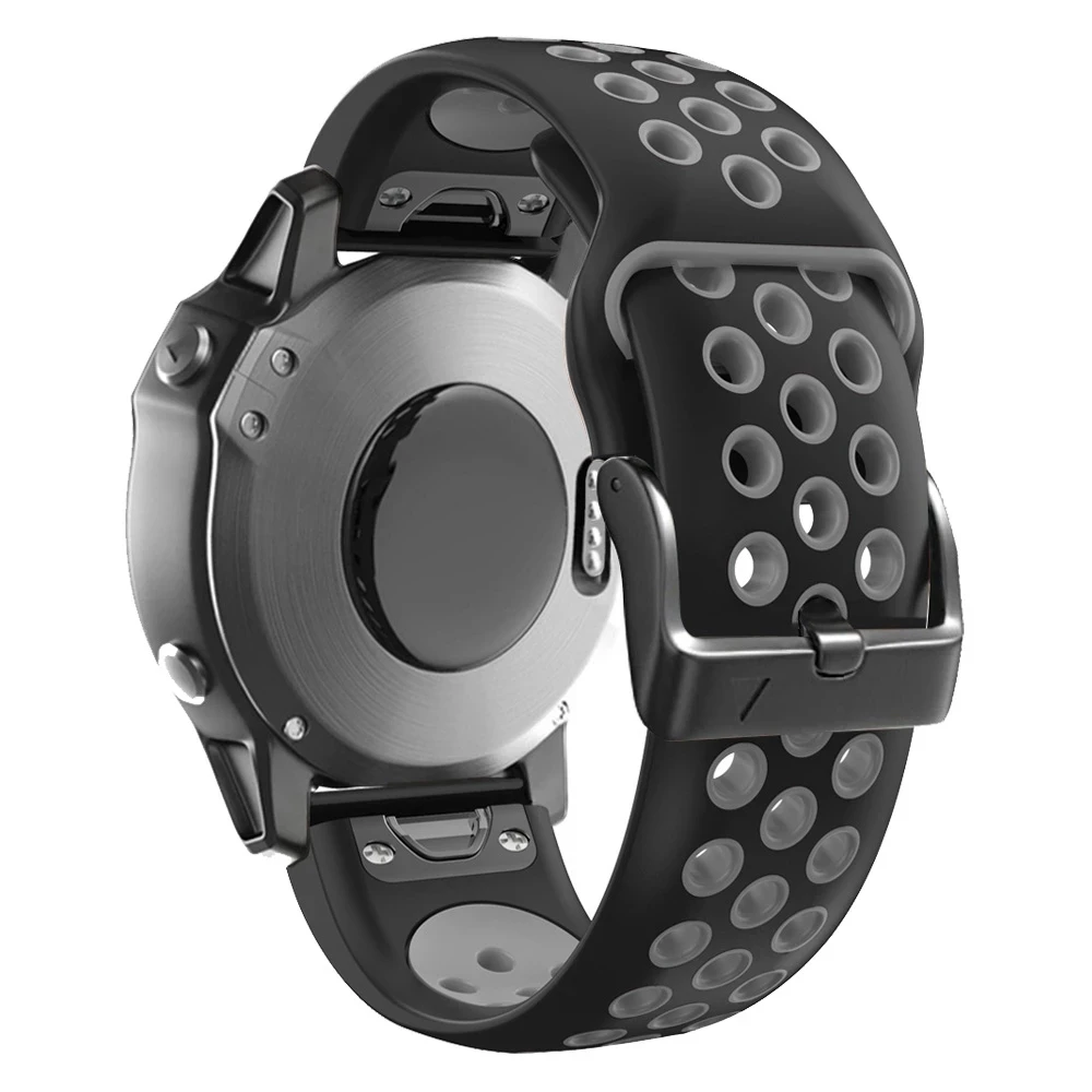 

26mm 22mm Silicone Strap for Garmin Fenix 7X 7 6X 6 6 Pro 5 5X 5 Plus 3 hr forerunner 935 945 Smart Watch Quick Release Strap
