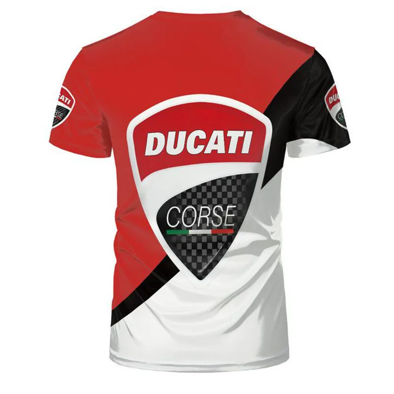 

2022 Motorcycle T-Shirts Summer Short Sleeves Top Riding For Ducati Racing Sports Men's T Shirt Quick Dry Jersey