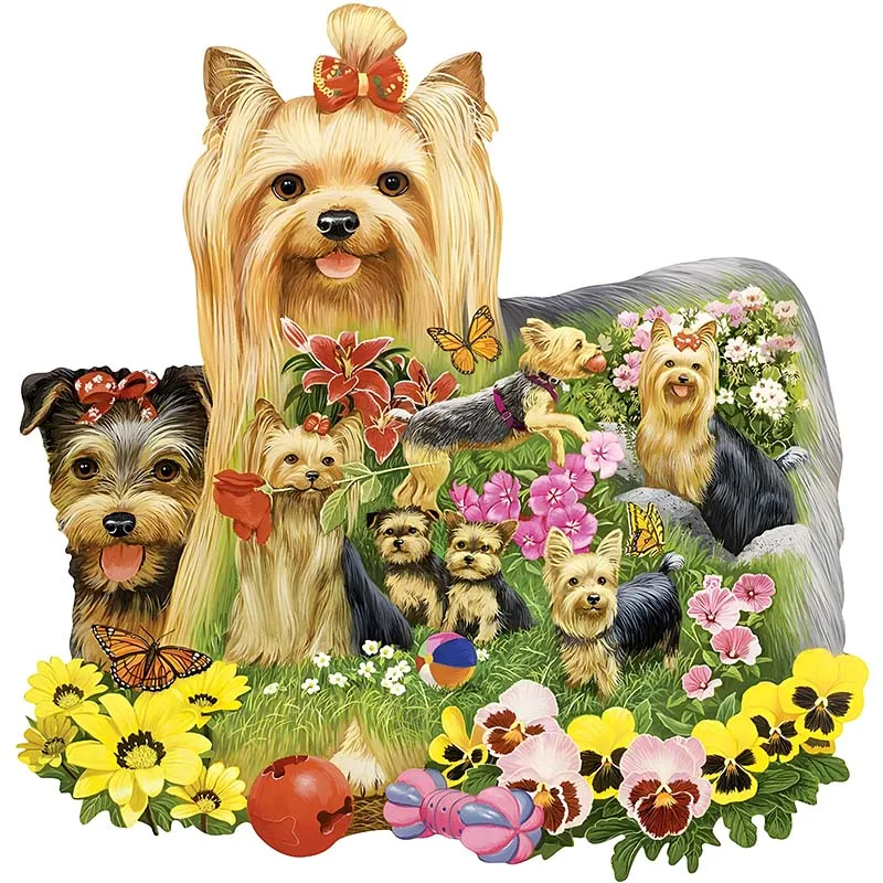 

Wooden Puzzle Adult Unique Dog Princess Pieces Puzzles A5/A4/A3 Wooden Toys For Dog Lovers Kids Jigsaw Education Game DIY Gift