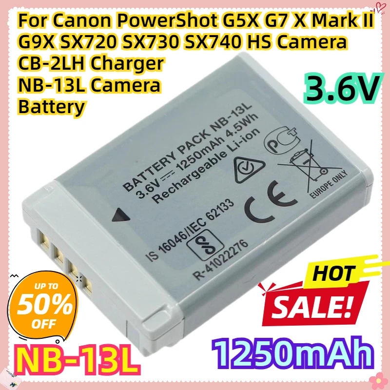 Для Canon PowerShot G5X G7 X Mark II G9X SX720 SX730 SX740 HS зарядное устройство для фотоаппарата