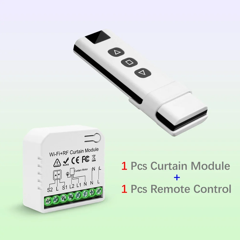 

Wi-Fi RF переключатель штор Tuya Smart Life модуль рольставней 433 МГц передатчик дистанционное управление оконные жалюзи Alexa Google Home