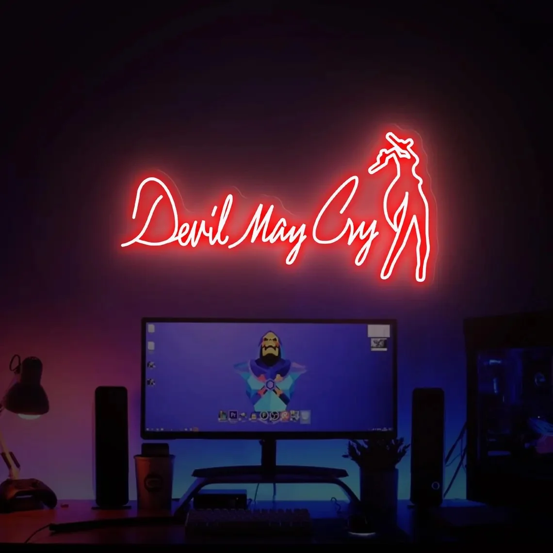 Devil May Cry неоновая вывеска игровой настенный декор неоновая вывеска на заказ неоновая вывеска для видеоигр (art.: 3920cfafd219f) - 3920cfafd219f