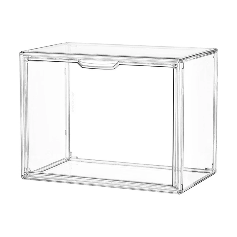 

Desktop Book Organizer Transparent Dustproof Magazine Storage Box Thickened Plastic Bookcase Office Decor Bookshelf