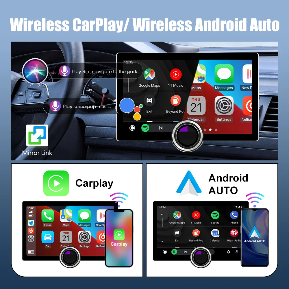 10 1/11 8-дюймовый экран Diamond 2K Android Автомобильный радиоприемник 2Din Мультимедийный