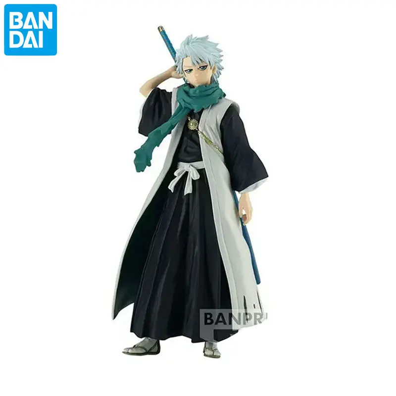 

Original BANDAI BLEACH BLEACH Solid and Souls Anime Figures Hitsugaya Toushirou Action Figure Model Collectible Boys Toys Gifts